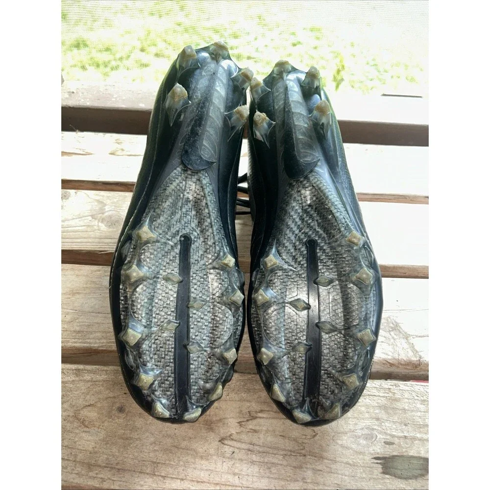 Nike Vapor Untouchable Pro Football Cleats Black Silver Size 11.5